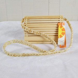 C&C California Beach Collection Bamboo Bag Purse